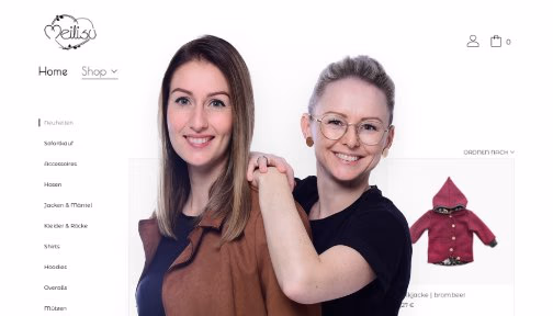 Die Inhaberinnen von Melisu und ihrem Online-Shop